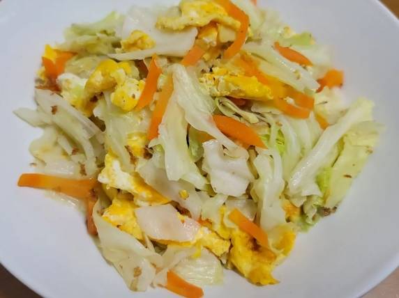 高麗菜炒蛋 高麗菜炒蛋